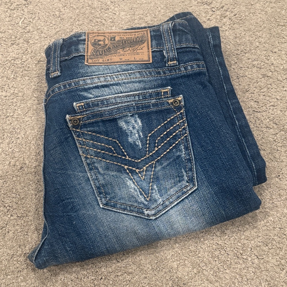 Vigoss Women’s Skinny The Dublin Blue Jeans